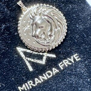 Miranda Frye Gold Lion Pendant Necklace- large
